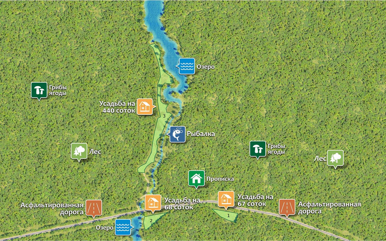 Генплан поселка