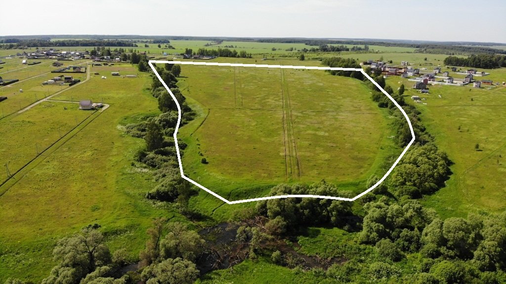 Земельный массив 10 Га на берегу реки!