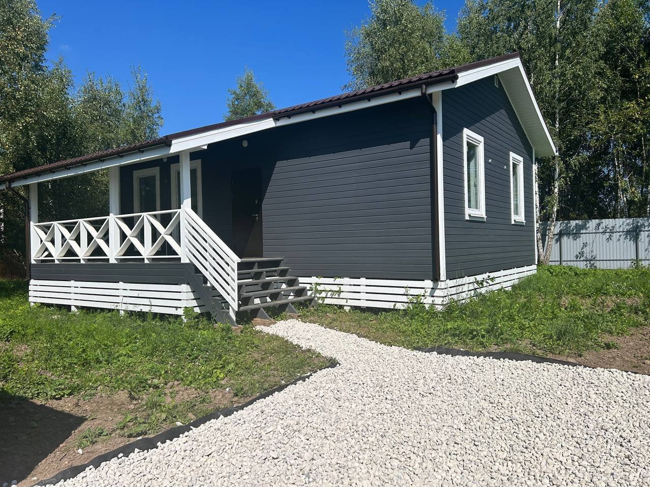 Новый жилой дом 77,7 кв.м. в поселке Заокский - рядом Ж/Д, магазины, сады, школы, ТЦ