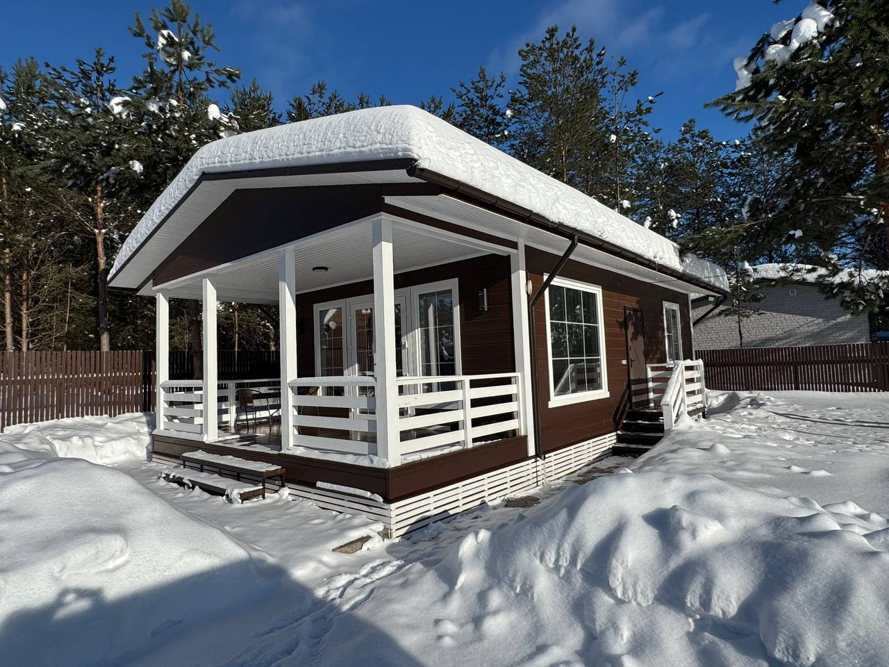 Готовый дом с мебелью 65 кв.м. в 15 минутах от р. Ока.