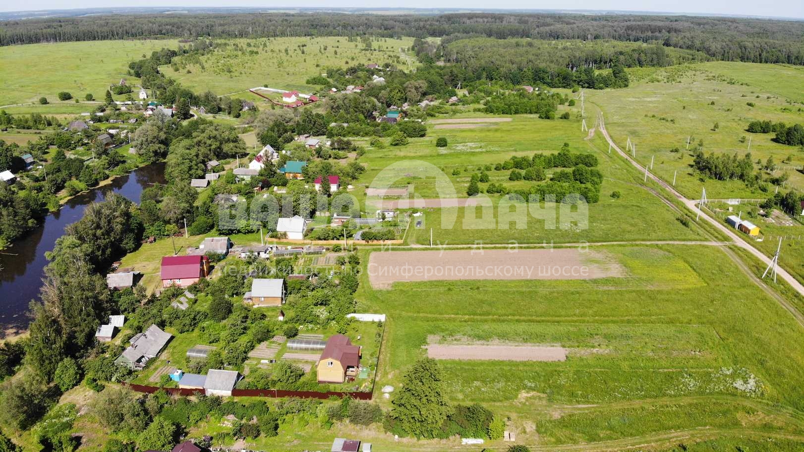 Вид на деревню Домнино Эко