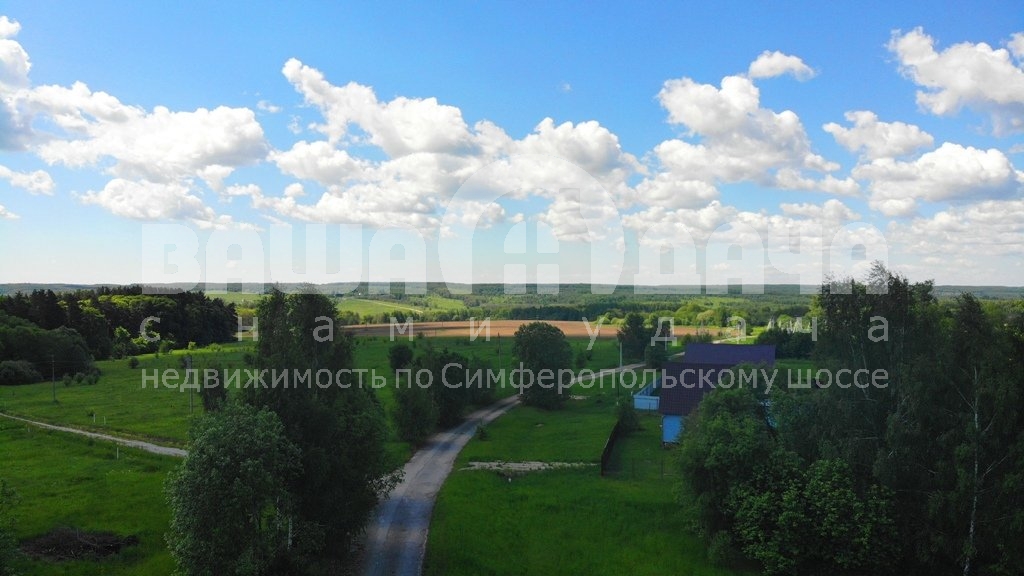 Дорога до массива деревни Лесновка