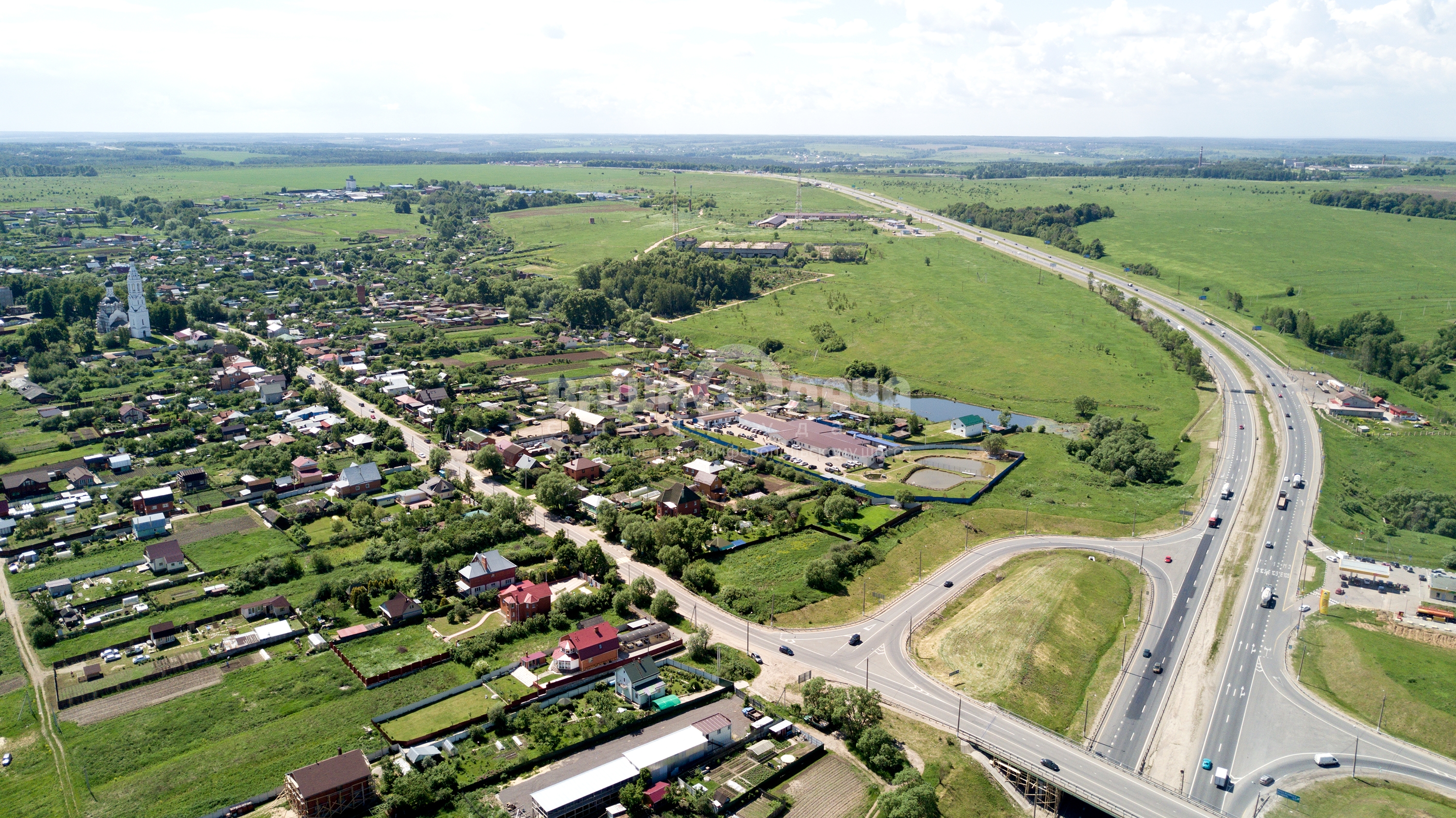 Дорога до поселка Ненашево
